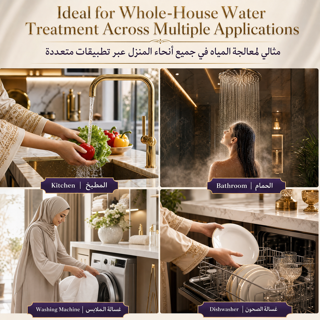ZeniRay Smart Whole-House UVC LED Water Sterilizer – 25 LPM High-Flow On-Demand Purifier (Mercury-Free, Main Water Line Shield)