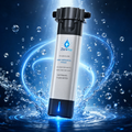 ZeniRay Smart Whole-House UVC LED Water Sterilizer – 25 LPM High-Flow On-Demand Purifier (Mercury-Free, Main Water Line Shield)